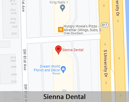 Map image for Emergency Dentist in Miramar, FL